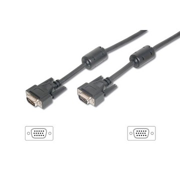 CAVO MONITOR VGA M/M DA 1.8m CON FERRITI